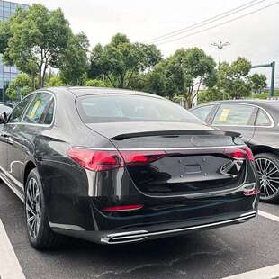 适用奔驰e级w214四门轿车2026+AMG款尾翼汽车扰流板外饰改装配件