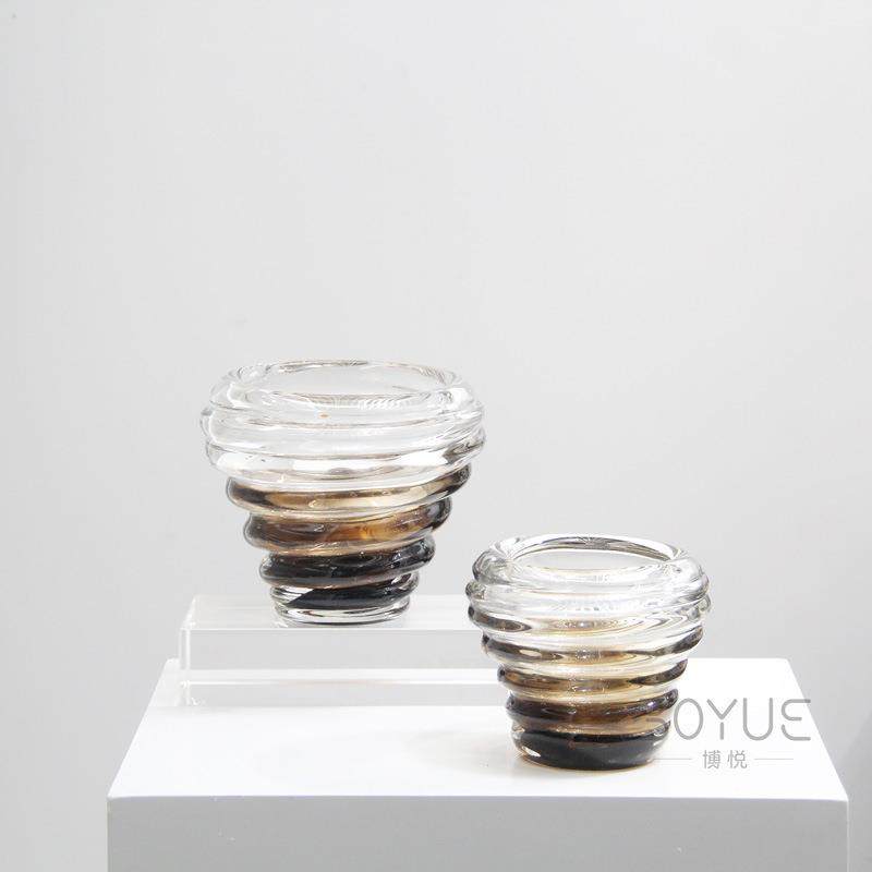 简约创意龙卷风螺旋琉璃花瓶样板间玄关客厅书房仿真花艺玻璃摆件,纺织面料/辅料/配套,纺织机械配件,淘宝优惠券,粉丝福利购,淘宝优惠卷