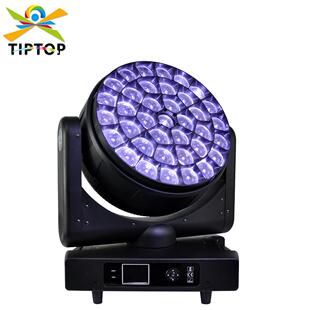 不夜天37颗40瓦调焦蜂眼LED摇头灯RGBW四合一无极旋转单点控灯珠