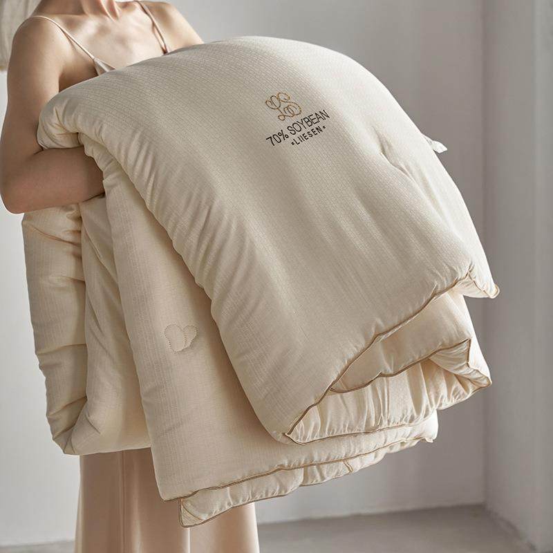 轻奢高端豆玺70%大豆被子抗菌春秋被冬被芯,机械设备,其他机械设备,淘宝优惠券,粉丝福利购,淘宝优惠卷