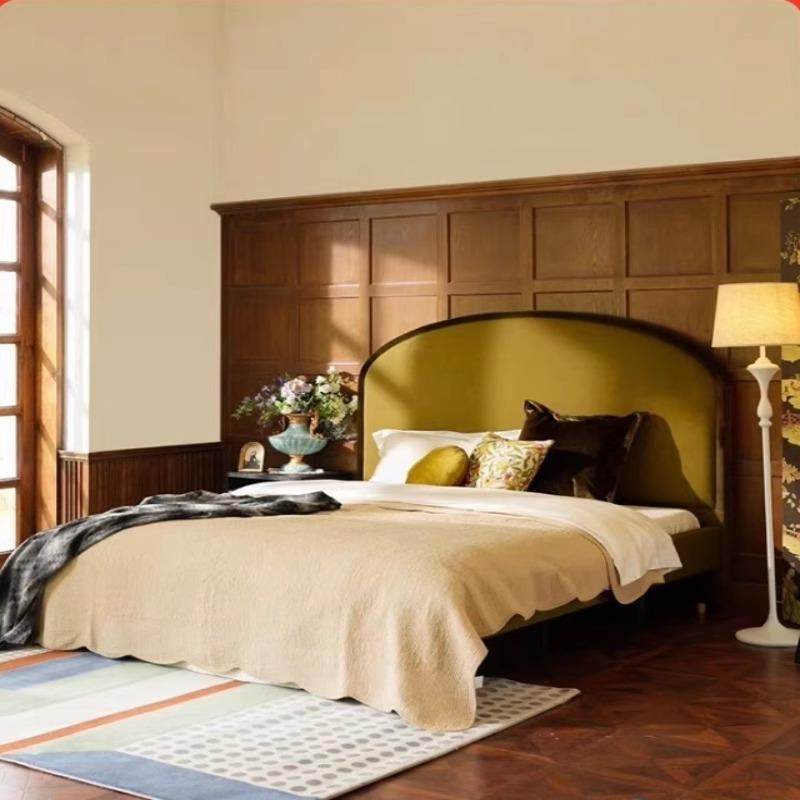 番茄设计出品莫扎比床轻奢现代主卧法式大床中古风小户型齐边布床,纺织面料/辅料/配套,纺织机械配件,淘宝优惠券,粉丝福利购,淘宝优惠卷