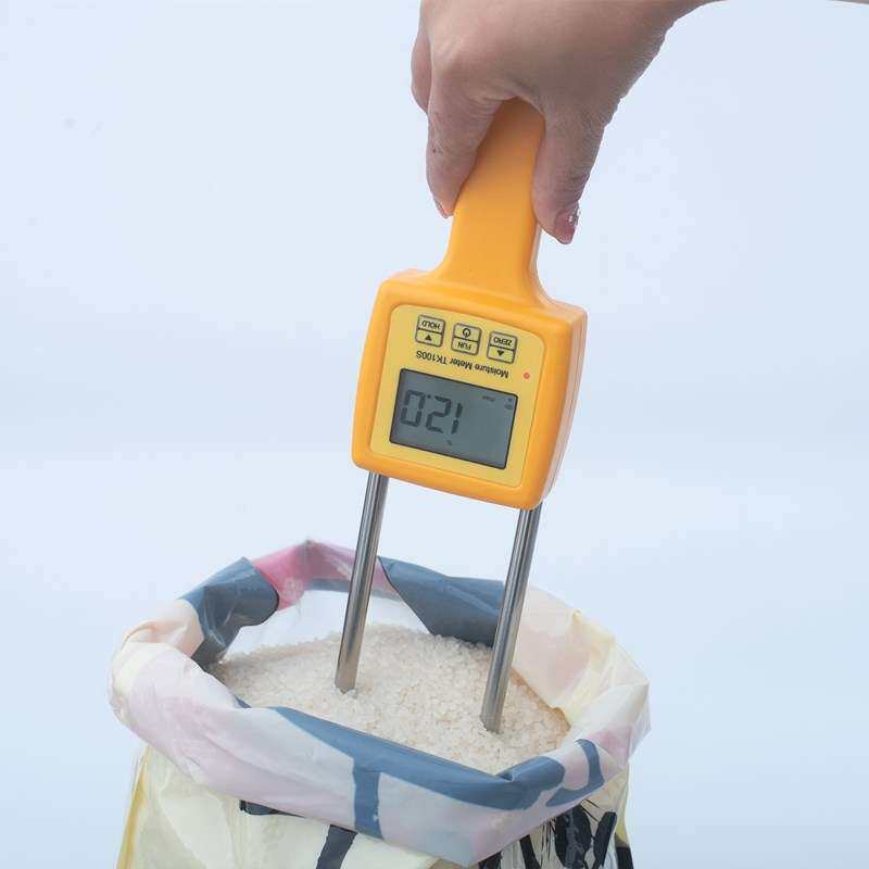 粮食水分测定仪小麦玉米水分仪大米颗粒测湿仪面粉水份仪TK100S
