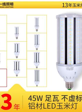 一线光电led灯泡超亮节能灯泡玉米灯泡e40螺口e27路灯庭院灯光源