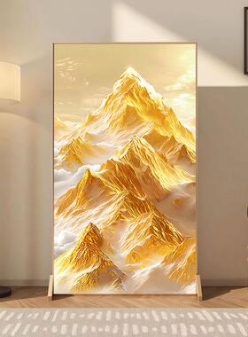 铝合金屏移风隔断办公室入户对门厅卧遮挡可动玄客PQX关装室饰摆