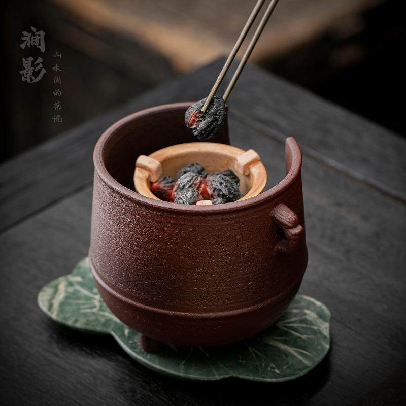 户外陶家用陶瓷炭火炉煮茶器粗烧水壶炉酒精灯茶具茶壶炭围套LNB