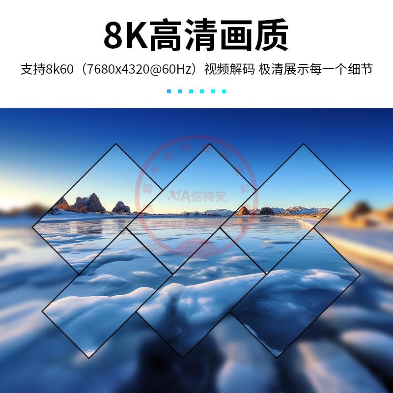 8K异形拼接处理器1进2/3/45XXH//6出创意同大小不电规则画面视拼