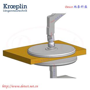 -德国KROEPLIN带表38450测厚卡规0D410T软材料厚度测量卡规50100