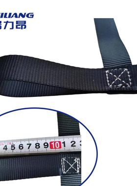 扁平纶起HPF吊装网吊黑色集装重箱吊网织带防涤护网工业装网护兜