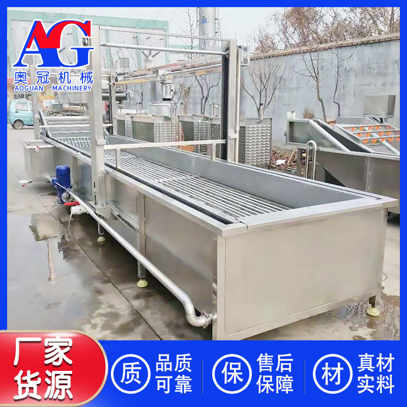 冻盘海产品解冻机 黄花鱼化冰机 恒温水肉制品解冻清洗流水线设备
