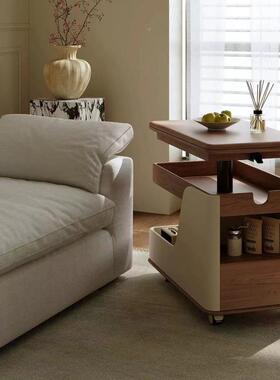 叠移茶几小推可车简约小户型现EMF代多功能折客厅动沙发升降家用