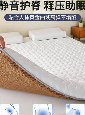 可折叠乳胶床垫遮盖18海0物x20家用卧室绵RIP0垫软垫单人榻榻米垫