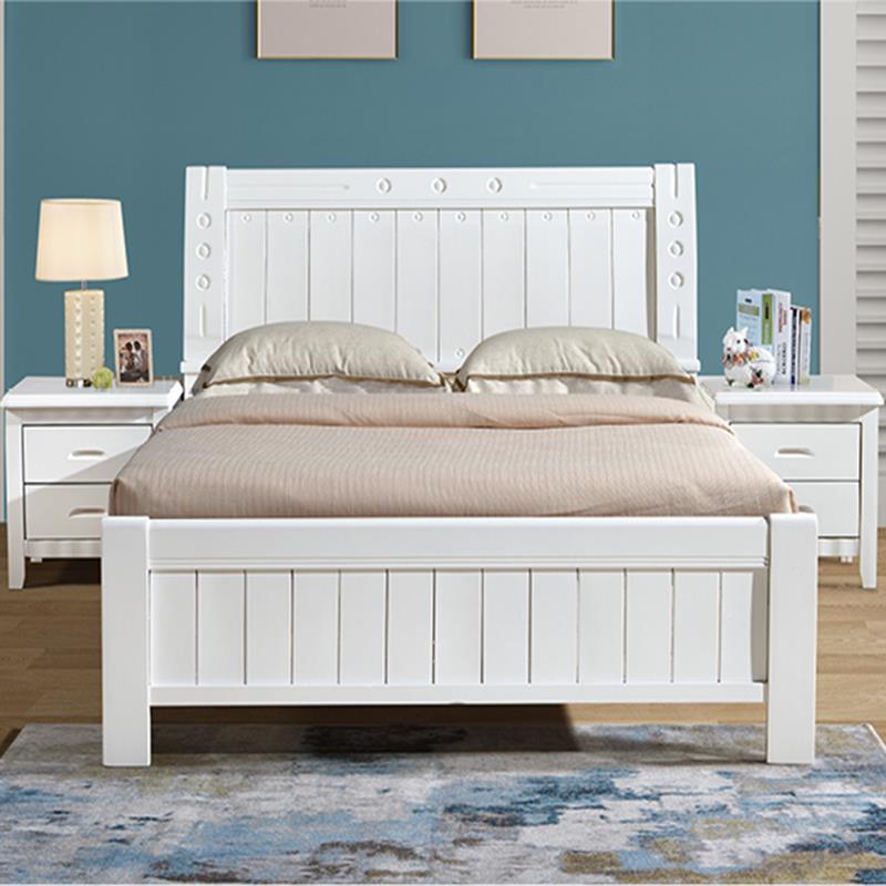 武汉人床木1.5米现代简约INY1.单8米双人床主卧经济实型床床1.2米