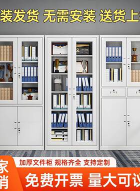 铁皮VRC文件办公室资纳料档案柜凭证柜柜抽屉带档锁财务文收柜储