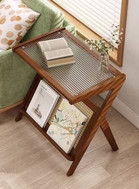 边物几小茶几卧BLR床头小桌子客沙发网红床头柜民宿厅室置架日式