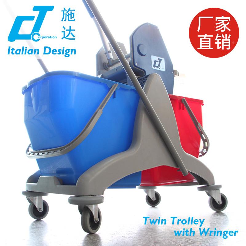 大利T施下C压式双25L桶WRF意排拖榨达水车清洁服务车DB50汽运自提