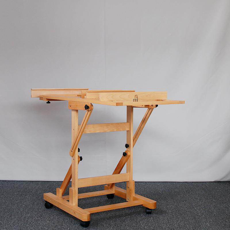 式DHJ-3大IQJ实油木专业落地画架美术生专用支架可调节木质国画画