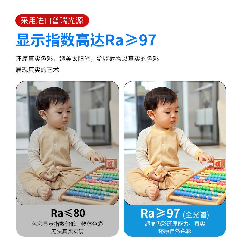 简约厅现代灯长条led吊灯创意餐灯全光谱客厅卧室灯饭厅QWC吧台灯