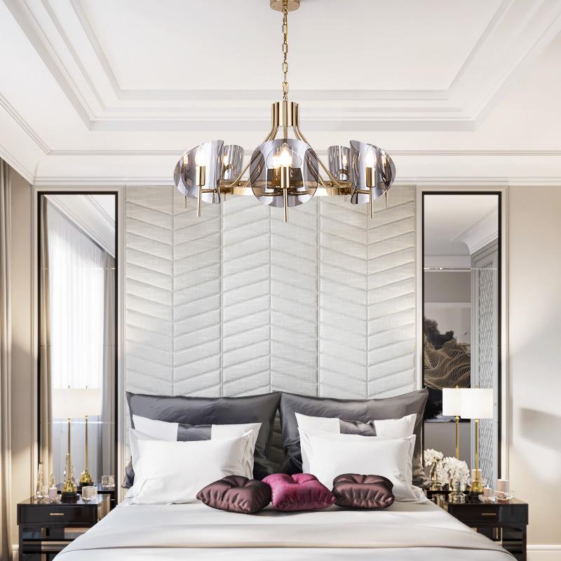 时后现代意客厅吊灯个性尚餐厅230式卧室书房别墅复楼设计创师吊