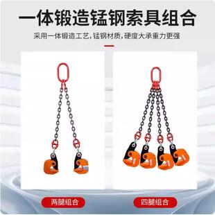 平板钢板吊钳具重夹吊装工具钢夹子起L型横CIM吊平吊重索具起吊钳
