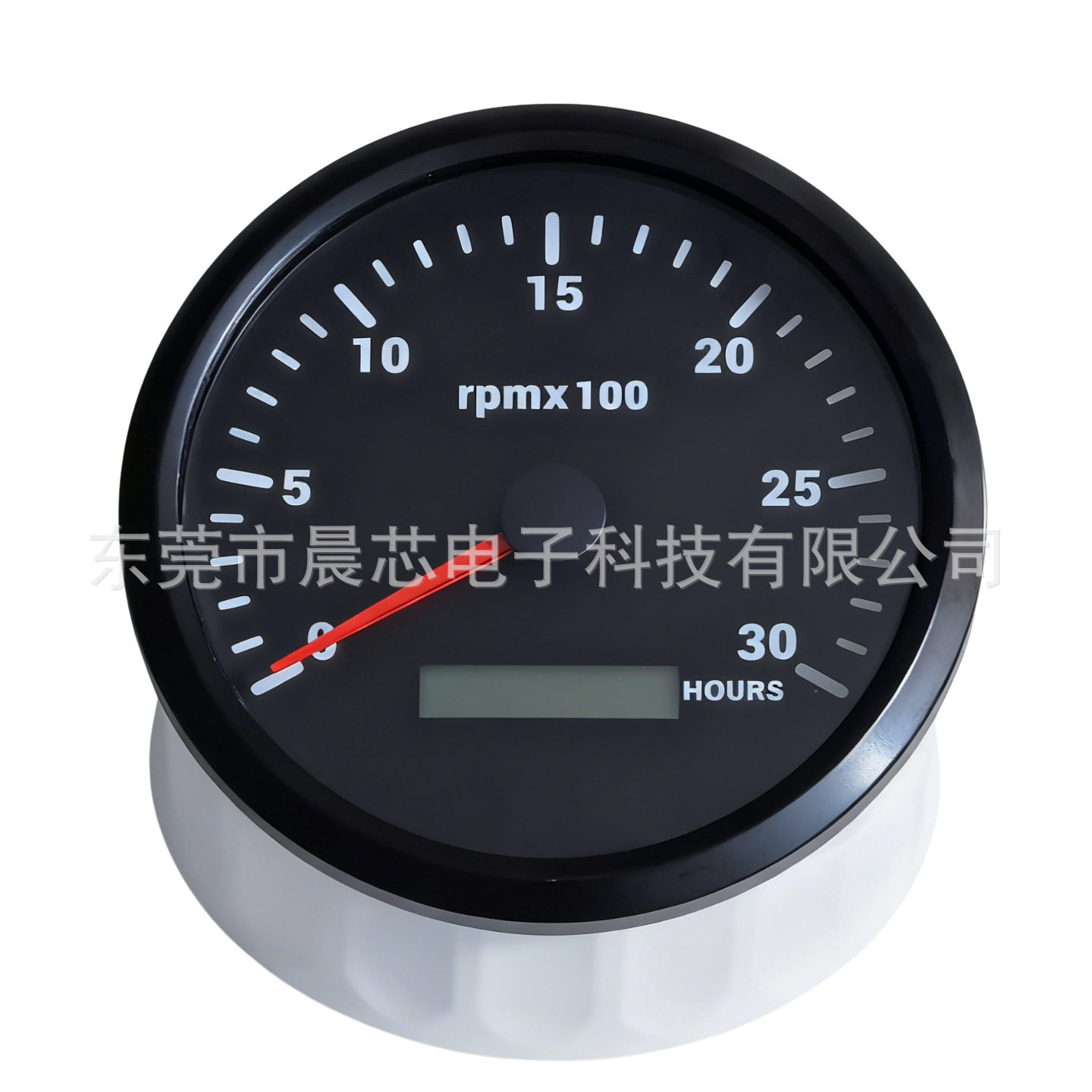 110mm汽车指针转速表 车用柴油车轮船发动机改装七彩背光灯转速表