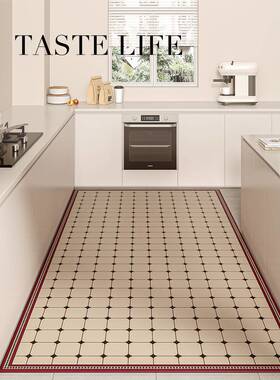 厨房地垫PVC可擦洗地毯垫进门门口地垫防油地脚毯NMX可裁剪入户门