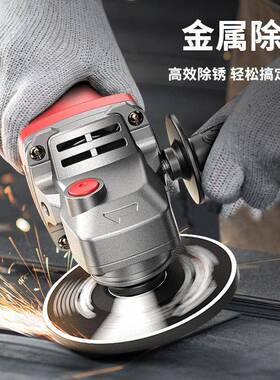 家用调速功能角磨机磨长尾割RER5米线打磨光机支多架抛光机木工切