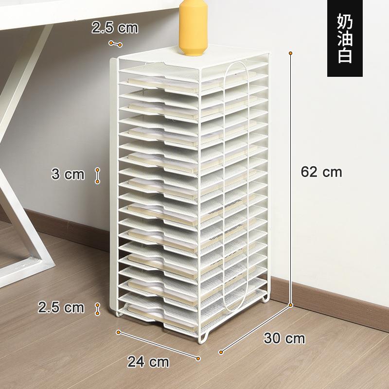 大容量2A0层分类RGK件商用收纳架存放4桌面储物便携高折叠稳文固