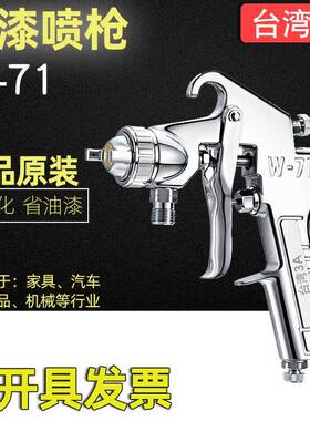 W-71油漆喷枪W-101上下壶喷枪w71手动喷枪w101涂料喷枪