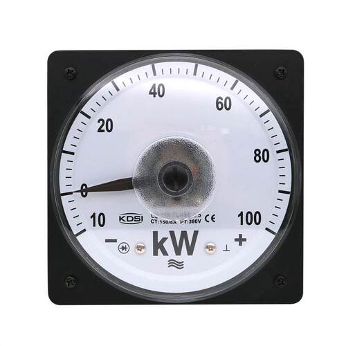 KDSI/康的斯指针式功率表LS-110-10+100kW150/5A380V三相三线