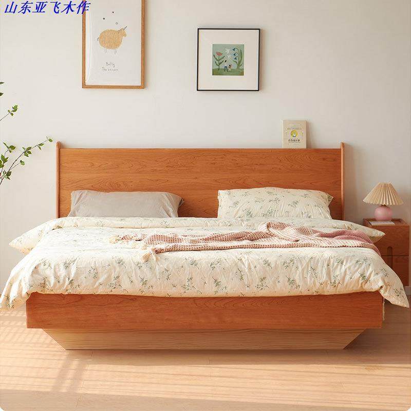 大象箱体床北欧实木樱桃木1.5米日式高箱体储物床1.8米双人床,纺织面料/辅料/配套,纺织机械配件,淘宝优惠券,粉丝福利购,淘宝优惠卷