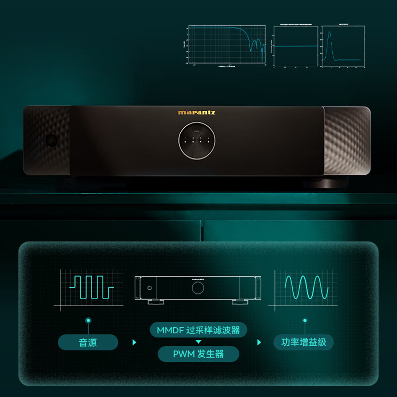 马兰士(MARANTZ)MODEL M4 音响功放机音箱家用hifi发烧级流媒体