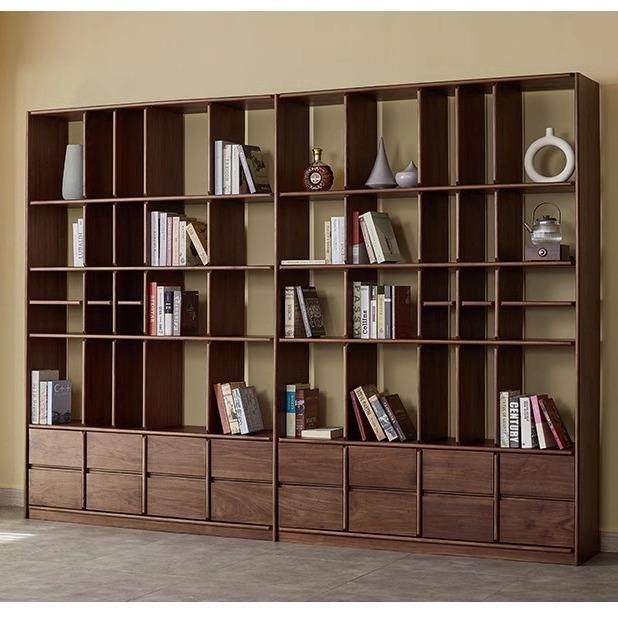 简约北美黑胡桃木落地书架北欧实木整墙书柜樱桃木客厅收纳展示柜,机械设备,其他机械设备,淘宝优惠券,粉丝福利购,淘宝优惠卷