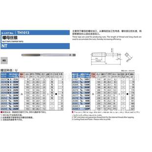 OSG螺母丝锥 全系列可订货