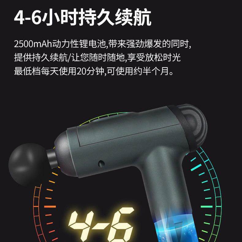 新款专业级筋膜枪按摩器居家电动健身便携迷你按摩仪发货