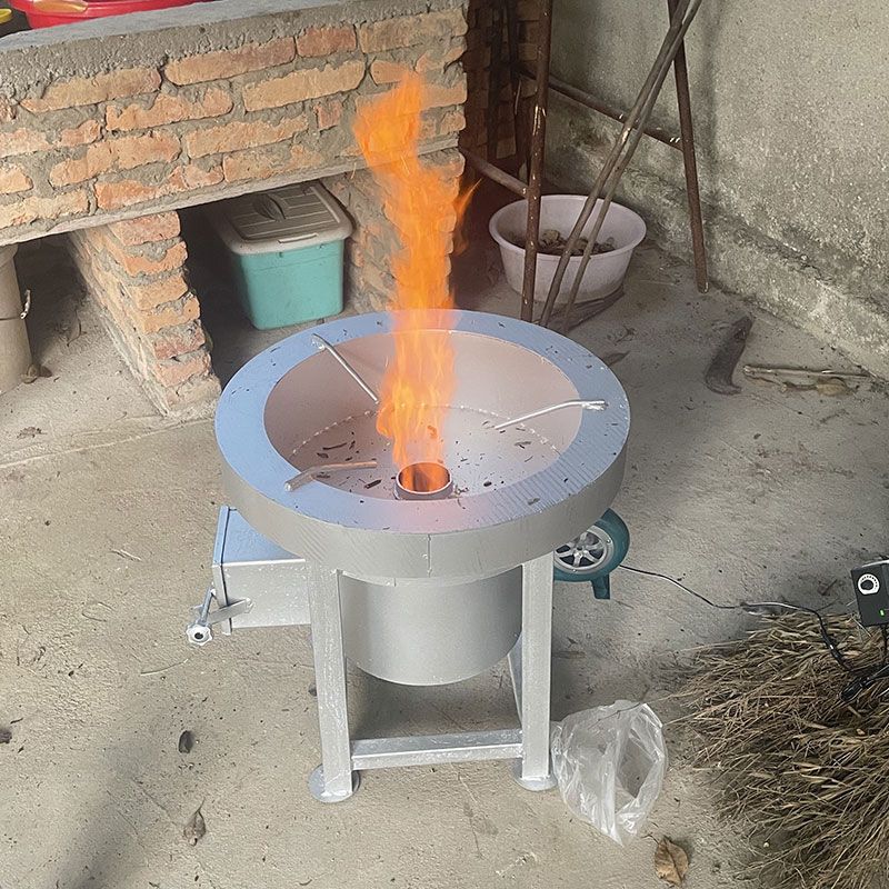 柴火炉带鼓风机农村酒席猛火炉煮饭炉火力猛宴会木柴炉灶家用图片