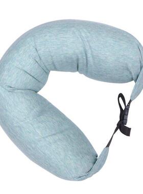 U型枕纳羽绒羽填充可拆洗毛护颈旅行飞机TUZ便携收u形枕颈枕午睡