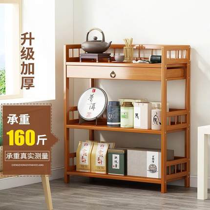 置物落地多家用客厅多层移动带架小推车杂物柜书桌边收纳轮层WPM