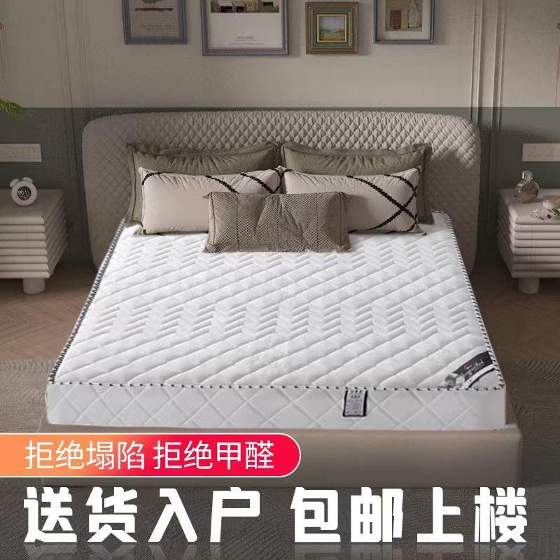 弹簧厚床891垫0cm1.8米经济型双人偏硬1.5m床席软硬2两用椰棕垫梦