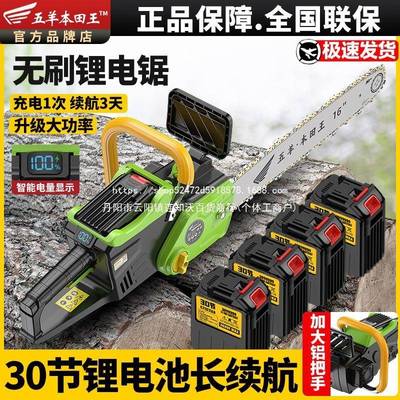 口原装锂电充电大式功率锯电链锯多功能家用户外锯EAB树砍树进伐