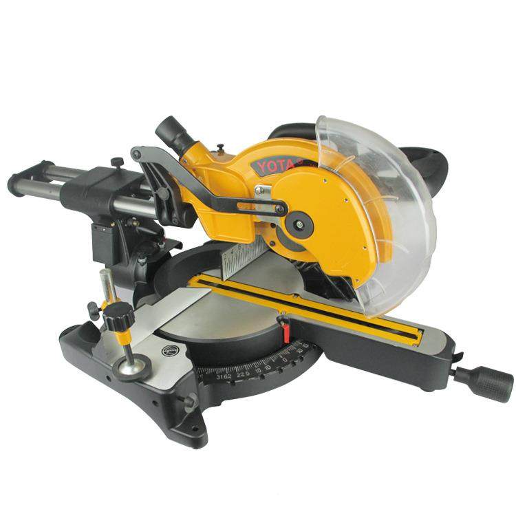 YOTA田泽伸缩型斜切FDZ割5机25MM台式斜断锯转10寸锯铝机