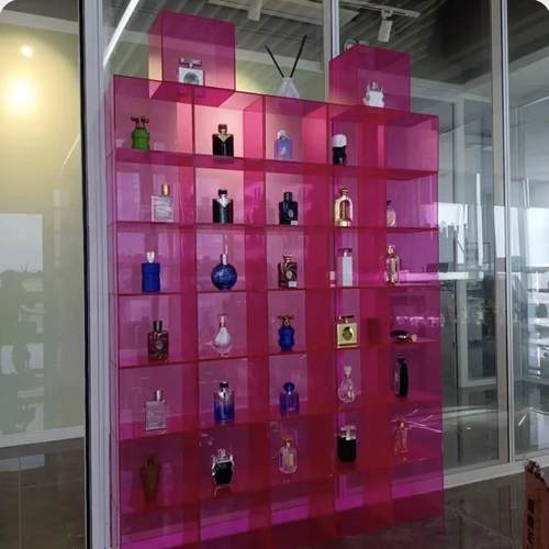 超c便利店塑展料单双面亚克力货架p459市v树脂轻量级亚克力示货架