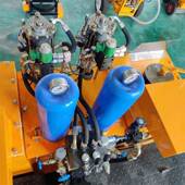 车载双缸泵冷双喷划线车机双BBS载缸双泵冷喷划线机