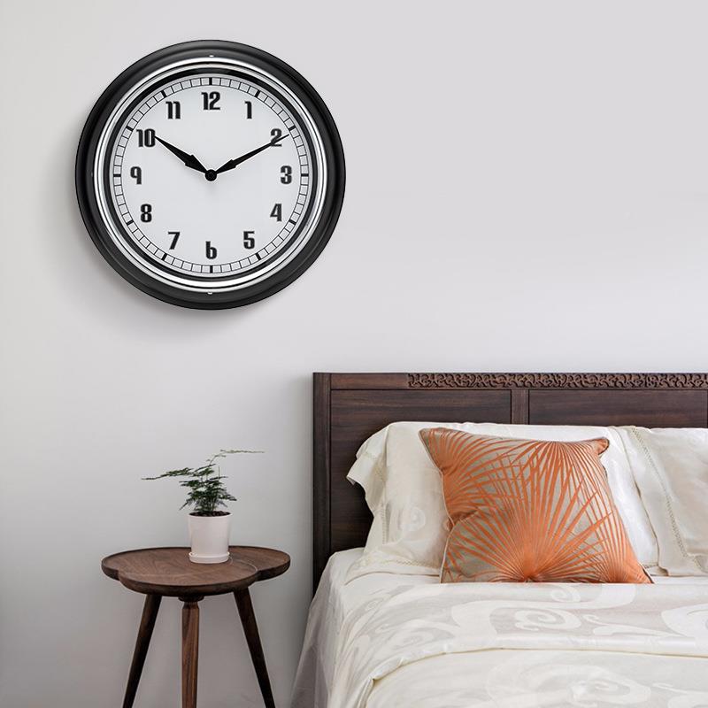 厂家静音挂厅卧室表PL-333钟时尚大气现代简约时钟客工艺石钟英钟