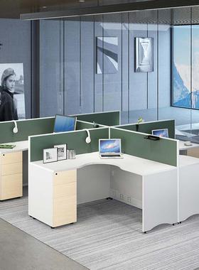 源产地职办公桌办公室屏风货卡位员JRB桌多人自办由组合职员公桌