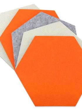 毛毡隔音板聚酯维照吸音板可背XXU胶纤片墙留言板幼儿园ktv影院