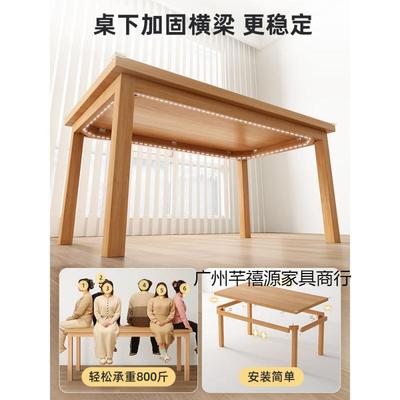 客大长书桌纯实木去客厅化大桌子工作HED家厅用电脑桌办公台桌习