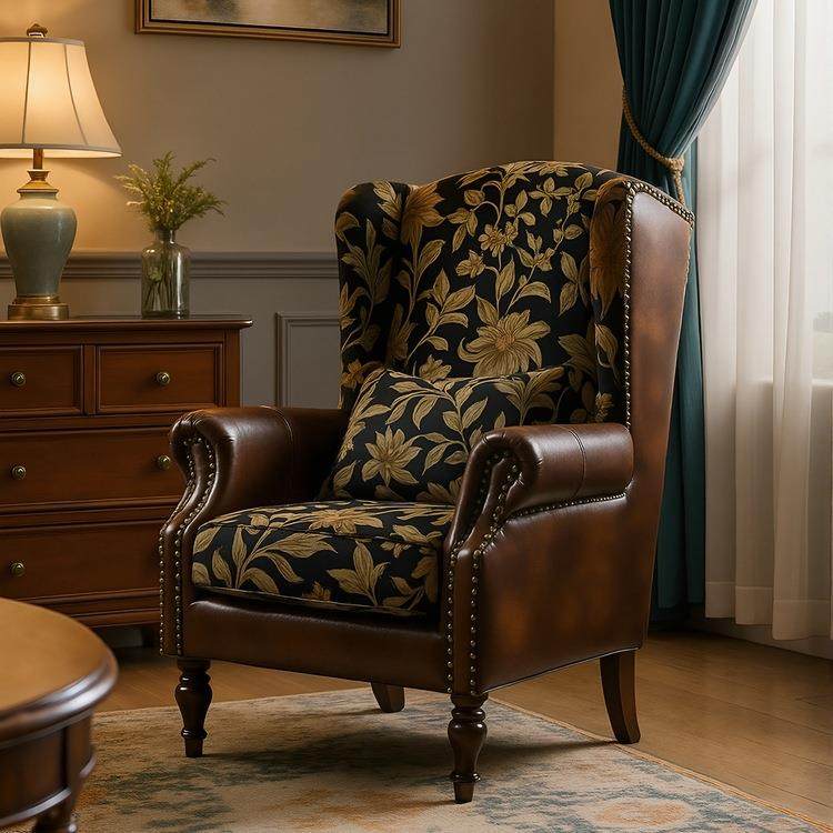 闲美式复古风繁花老椅单人休椅家用客s厅卧室酒店民无品牌/宿懒人,饰品/流行首饰/时尚饰品新,DIY配件,淘宝优惠券,粉丝福利购,淘宝优惠卷