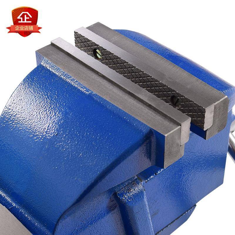 重EMM台虎钳工业级8寸虎钳口汽修10型寸1可旋转2寸台钳小型平钳家