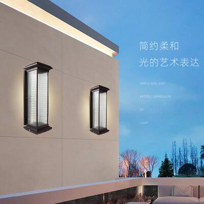 阳SRZ能壁灯户外防水led别墅欧庭式院超亮大门口光线控免接阳太台