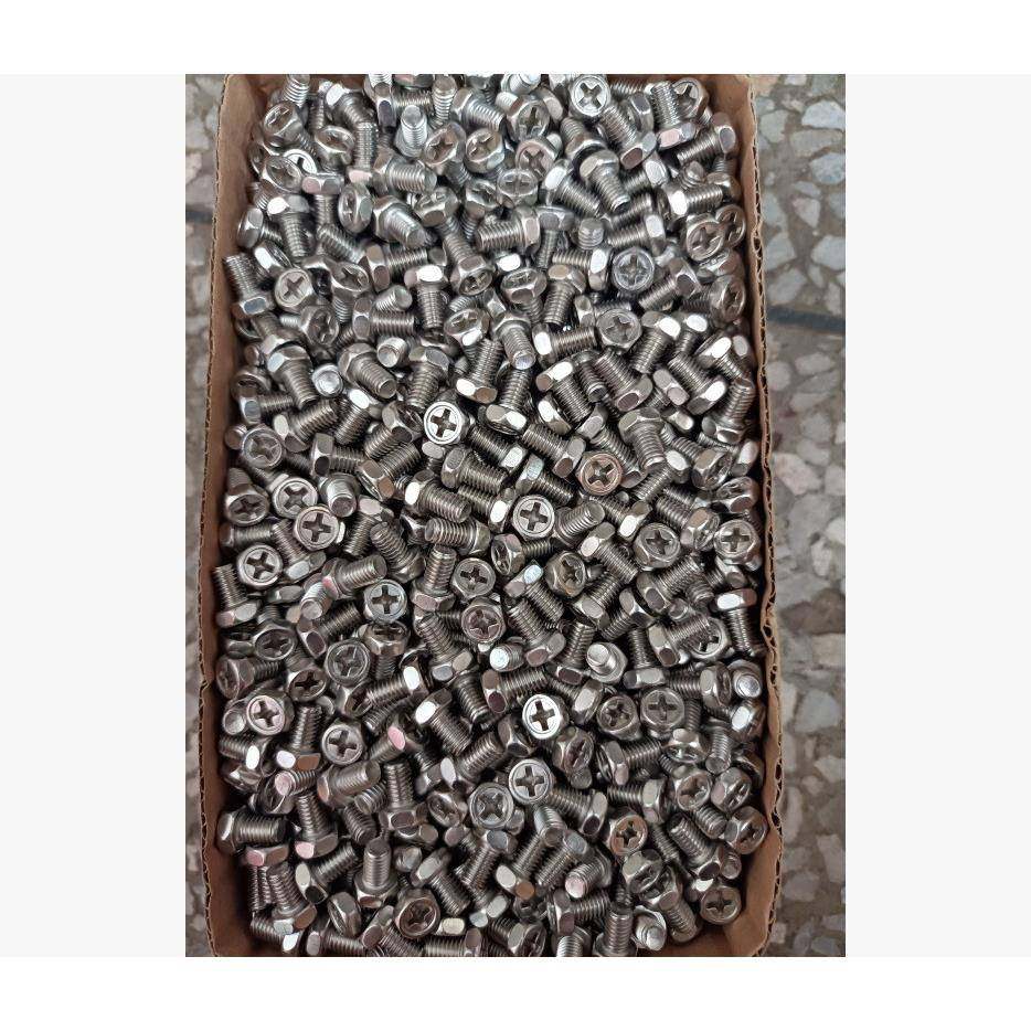 GB29钉.231无品牌/6凹不锈钢十字外六角头穴机螺M5*8,饰品/流行首饰/时尚饰品新,DIY配件,淘宝优惠券,粉丝福利购,淘宝优惠卷